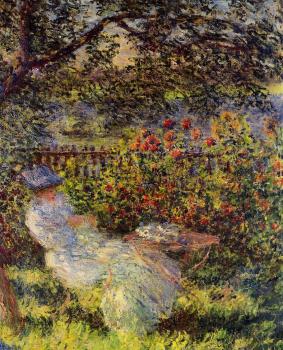 尅勞德 莫奈 Alice Hoschede in the Garden 尅勞德 莫奈 Alice Hoschede in the Garden
